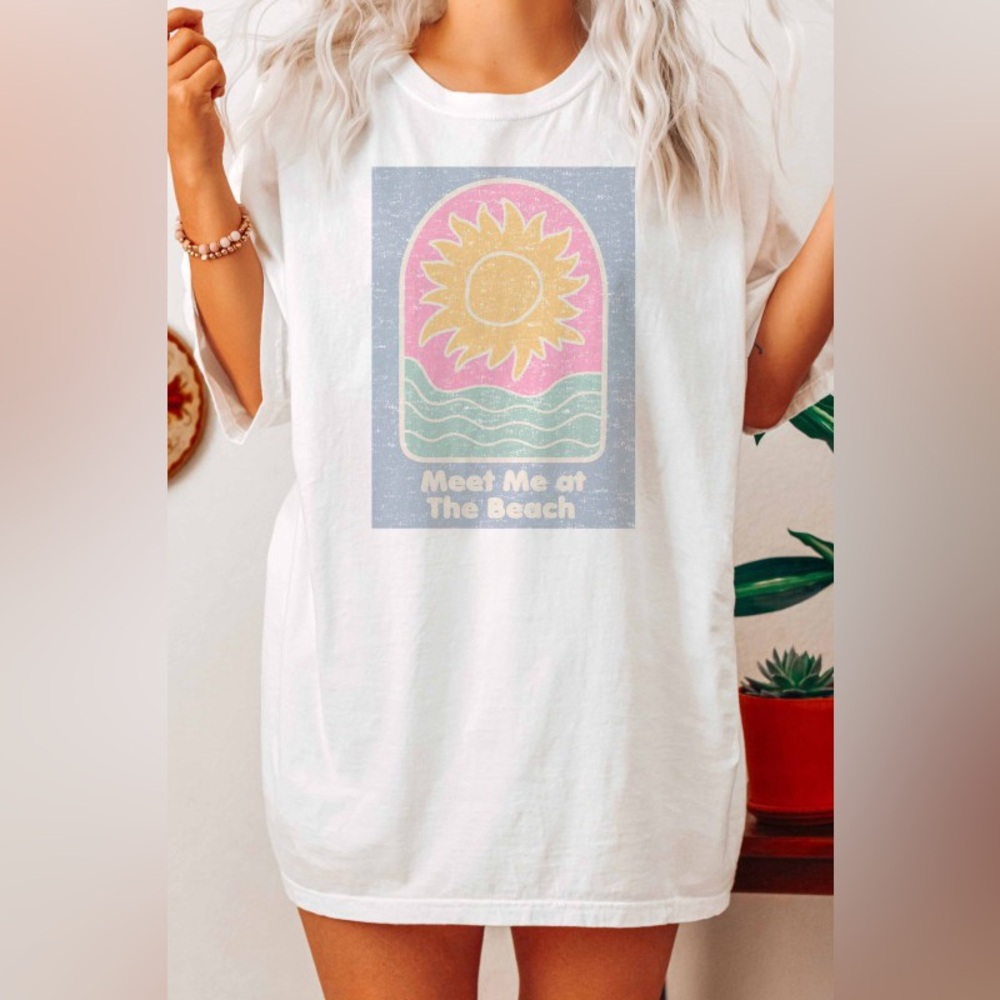 Meet Me At The Beach Graphic Tee